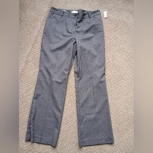 Talbots Outlet Signature Gray/Black/Purple Herringbone Pants